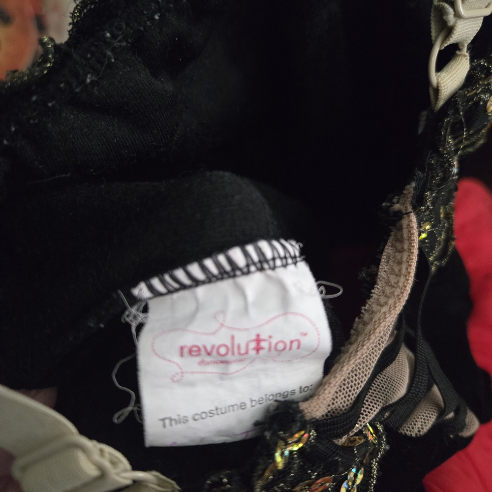 Revolution Black Sequin Bodice with Red Layered Tutu - Picture 7 of 10